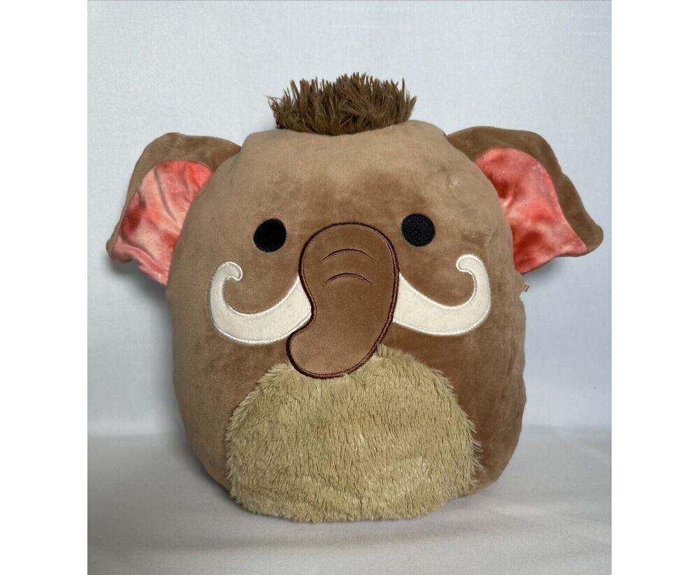 Wilbur the Orange Wooly Mammoth Squishmallows 12" Plush Animal